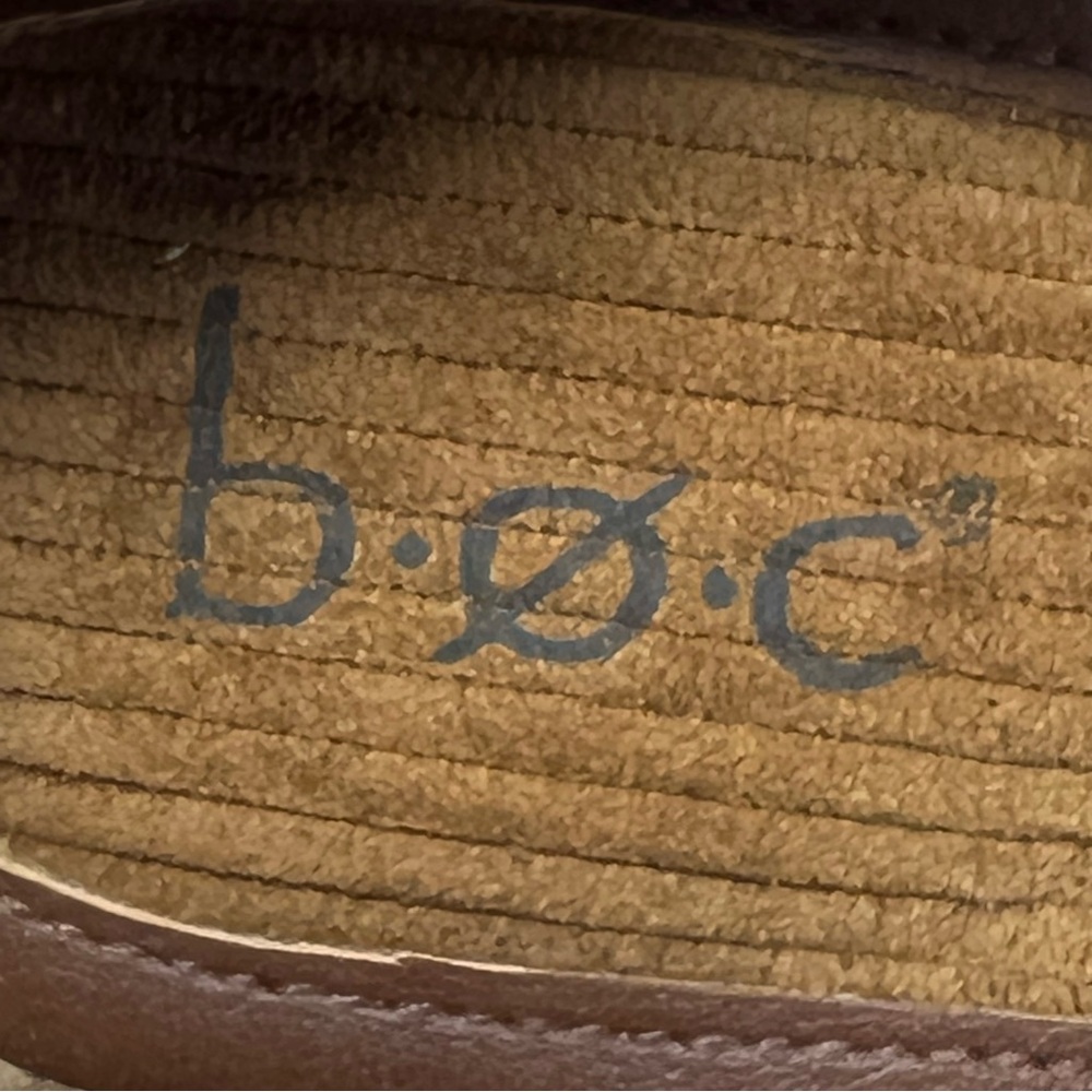 boc Tan Leather Buckle Clogs - Picture 9 of 10